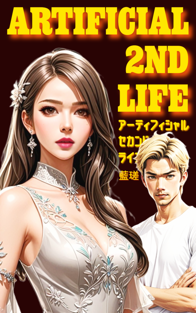 小説『アーティフィシャル・２nd・ライブ』表紙イラスト（著者：藍瑳）